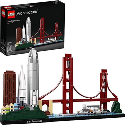 LEGO Architecture Skyline Collection 21043 San Francisco Building Kit Includes Alcatraz Model, Golden Gate Bridge and Other San Francisco Architectural Landmarks (565 Pieces) von LEGO