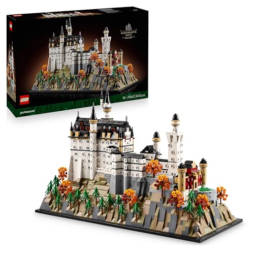 LEGO Architecture Schloss Neuschwanstein - Kreatives Bastelset und Konstruktionsspielzeug - Spielzeug für Männer und Frauen - Dekoration zum Bauen - Modellbau und Geschenk für Erwachsene - 21063 LEGO Architecture Schloss Neuschwanstein - Kreatives Bastelset und Konstruktionsspielzeug - Spielzeug für Männer und Frauen - Dekoration zum Bauen - Modellbau und Geschenk für Erwachsene - 21063 von LEGO