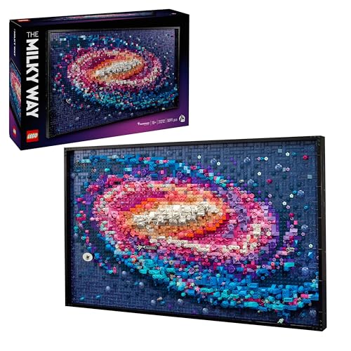 LEGO Art Die Milchstraßen-Galaxie, Wanddeko, Geschenk für Weltraum- und Astronomie-Fans, Bauset für Erwachsene, kreative Aktivität, Geschenk für Frauen und Männer 31212 LEGO Art Die Milchstraßen-Galaxie, Wanddeko, Geschenk für Weltraum- und Astronomie-Fans, Bauset für Erwachsene, kreative Aktivität, Geschenk für Frauen und Männer 31212 von LEGO