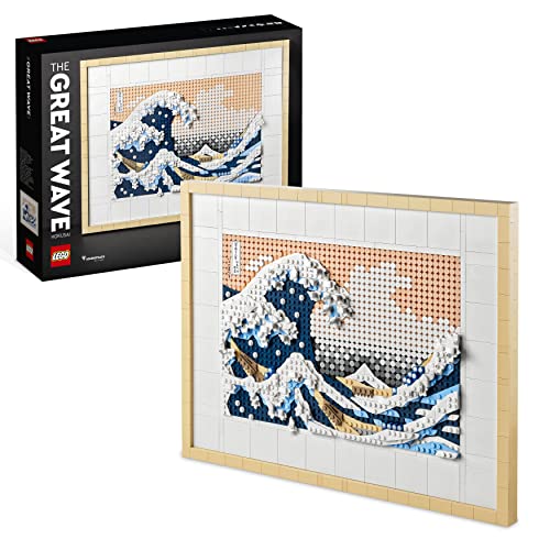 LEGO 31208 Art Hokusai – Große Welle, 3D Japanische Wanddeko, Bastelset, gerahmte Ozean-Leinwand, Hobbys für Erwachsene, DYI, Home- und Büro-Deko LEGO 31208 Art Hokusai – Große Welle, 3D Japanische Wanddeko, Bastelset, gerahmte Ozean-Leinwand, Hobbys für Erwachsene, DYI, Home- und Büro-Deko von LEGO