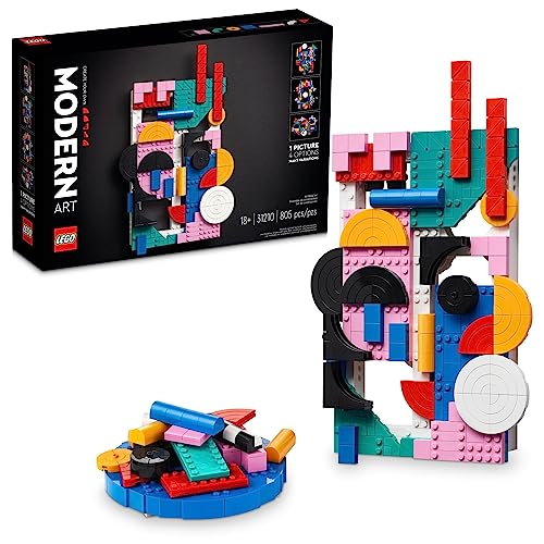 LEGO Art Modern Art 31210 Build & Display Home Decor Abstraktes Wandkunst-Set, Geburtstagsgeschenkidee für künstlerische Menschen, Set für Jugendliche oder Erwachsene, die Hobbys genießen LEGO Art Modern Art 31210 Build & Display Home Decor Abstraktes Wandkunst-Set, Geburtstagsgeschenkidee für künstlerische Menschen, Set für Jugendliche oder Erwachsene, die Hobbys genießen von LEGO