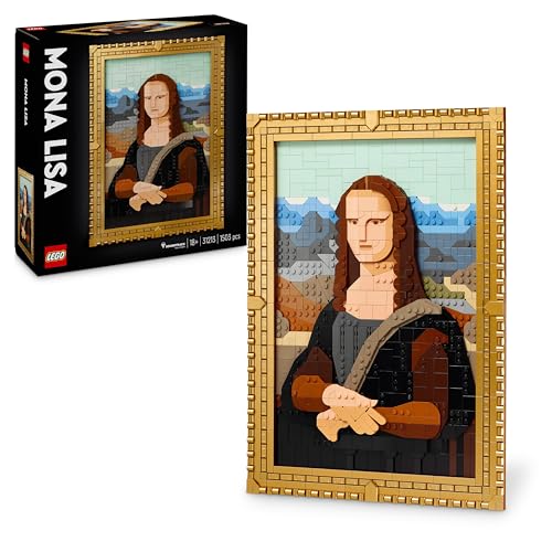 LEGO Art Mona Lisa, Set für Erwachsene, Gemälde von Leonardo da Vinci zum Aufhängen, kreative Aktivität für Männer und Frauen, Geschenk für Kunstliebhaber, italienische Renaissance Kunst 31213 LEGO Art Mona Lisa, Set für Erwachsene, Gemälde von Leonardo da Vinci zum Aufhängen, kreative Aktivität für Männer und Frauen, Geschenk für Kunstliebhaber, italienische Renaissance Kunst 31213 von LEGO