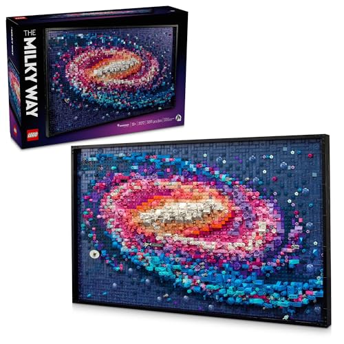 LEGO Art The Milky Way Galaxy Wall Art Décor, Weltraum und Astronomie Geschenk, Bauset für Erwachsene, kreative Aktivität für Kunst- und Designliebhaber, Wohnkultur-Ideen für Wohnzimmer, 31212 LEGO Art The Milky Way Galaxy Wall Art Décor, Weltraum und Astronomie Geschenk, Bauset für Erwachsene, kreative Aktivität für Kunst- und Designliebhaber, Wohnkultur-Ideen für Wohnzimmer, 31212 von LEGO