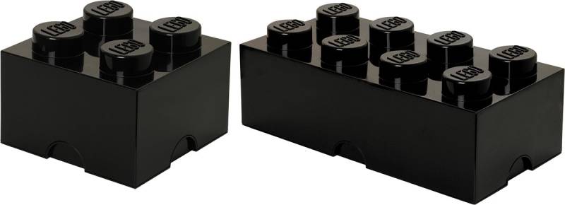 LEGO Aufbewahrung Paket Klein/Groß, Schwarz von LEGO