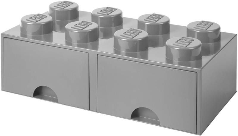 LEGO Aufbewahrungsbox mit Schublade 8, Grau von LEGO