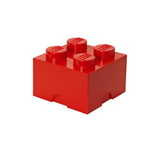 Room Copenhagen L4003R LEGO Aufbewahrungsstein, 4 Noppen, Stapelbare Aufbewahrungsbox, 5,7 l, rot Room Copenhagen L4003R LEGO Aufbewahrungsstein, 4 Noppen, Stapelbare Aufbewahrungsbox, 5,7 l, rot von LEGO
