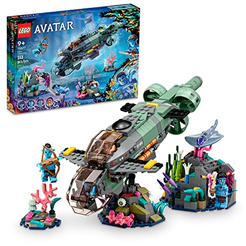 LEGO Avatar - Der Weg des Wassers Mako-U-Boot 75577 Baubares Spielzeugmodell, Unterwasser-Ozean-Set mit Alien-Fischen und Stachelrochen-Figuren, Filmgeschenk für Kinder und Filmfans LEGO Avatar - Der Weg des Wassers Mako-U-Boot 75577 Baubares Spielzeugmodell, Unterwasser-Ozean-Set mit Alien-Fischen und Stachelrochen-Figuren, Filmgeschenk für Kinder und Filmfans von LEGO