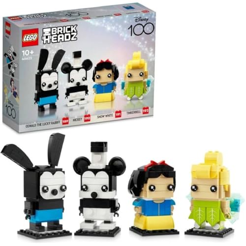 LEGO BrickHeadz Disney 100th Celebration Mickey Mouse, Snow White, Tinkerbell & Oswald The Lucky Rabbit von LEGO