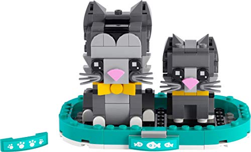 LEGO BrickHeadz Pets Short-Haired Cat Grey von LEGO