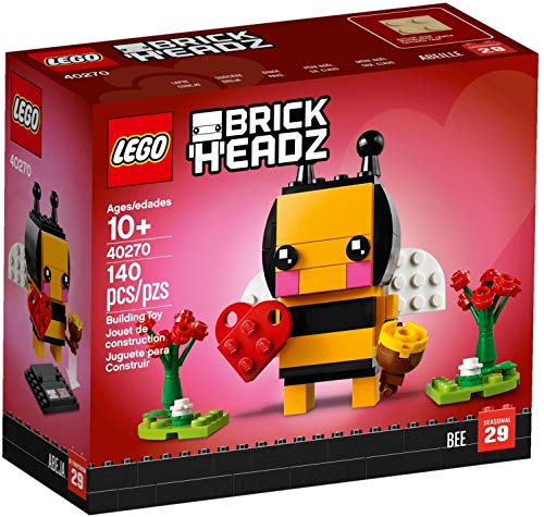 LEGO Brickheadz 40270 - Valentinstags-Biene, 140-teilig von LEGO