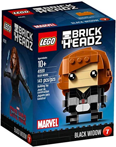 LEGO Brickheadz 41591 - Black Widow, Konstruktionsspielzeug von LEGO