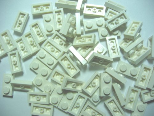LEGO Bricks 3023 City Bügeleisen, 1 x 2 Drehpunkte, 25 Stück, Weiß von LEGO