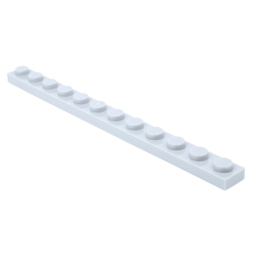 LEGO Bricks Bügelbrett, 5 Stück, 1 x 12 Drehpunkte, Hellgrau von LEGO