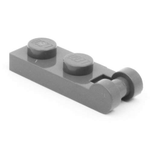LEGO Bricks – Bügeleisen mit Clip für Clip geschlossen (20 Stück), 1 x 2 Türen, anthrazit neuen von LEGO
