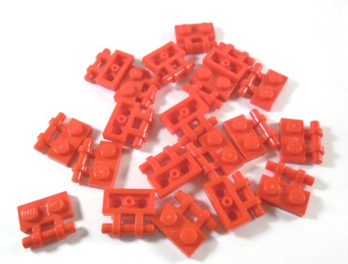 LEGO Bricks – Bügeleisen mit Clip für Clip offen (20 Stück), 1 x 2 Türen, Rot von LEGO