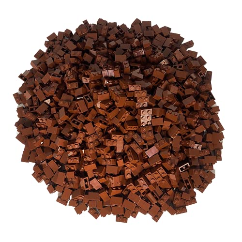 LEGO Bricks: Brown 1x2. Part 3004 (X 100) by LEGO von LEGO
