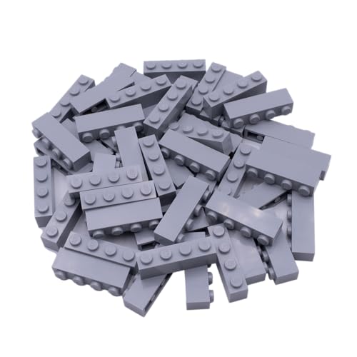 50x Lego® Stein 1x4 Hellgrau (3010) – Hochwertige Bausteine für kreative Bauprojekte – Kompatibel & ideal als Erweiterung für Lego® Sets von LEGO