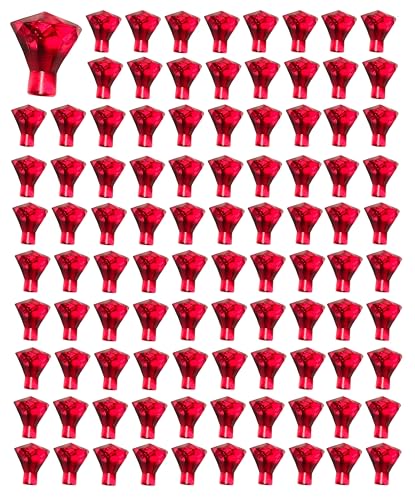 LEGO Bulk Transparente rote Diamant-Dekoration (100 Stück) von LEGO