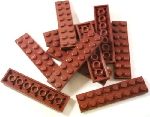 LEGO CITY 10 Stück "Platte 2x8 Noppen" in Neu-Braun. LEGO CITY 10 Stück "Platte 2x8 Noppen" in Neu-Braun. von LEGO