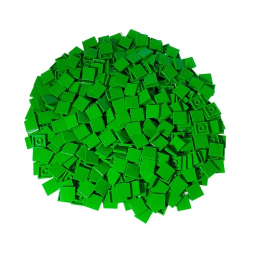 Lego City Classic Basic – 40 Grüne 2x2 Fliesen (3068) | Vielseitige Bausteine für kreative Landschaften und fantasievolle Bauprojekte von LEGO