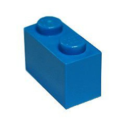 LEGO CITY - 50 blaue LEGO Steine mit 1x2 Noppen von LEGO