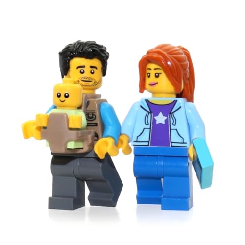 LEGO Camper Minifigure Pack: Mom / Dad Parents (with Baby Carrier and Baby) 60202 von LEGO
