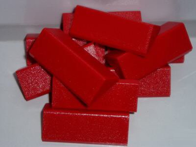 LEGO City - 10 x Dachsteine - Firste Firststeine 2x4 in rot LEGO City - 10 x Dachsteine - Firste Firststeine 2x4 in rot von LEGO