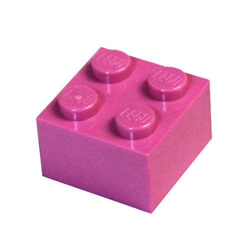 LEGO City - 100 dark pink Steine mit 2x2 Noppen von LEGO