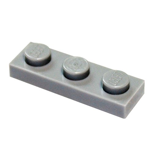 LEGO City - 20 Bauplatten 1x3 Noppen im neuen hellgrau von LEGO