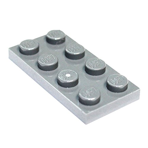 LEGO City - 20 Bauplatten mit 2x4 Noppen im neuen hellgrau von LEGO