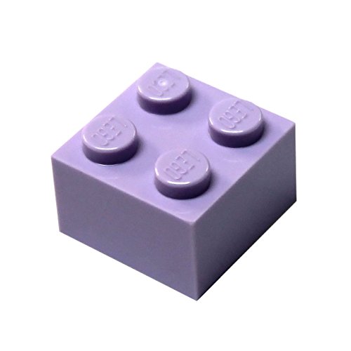 LEGO City - 20 Fliederfarbene (Lavender) Steine mit 2x2 Noppen von LEGO
