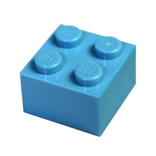 LEGO City - 20 Medium Azure Blau (Türkis) Steine mit 2x2 Noppen von LEGO
