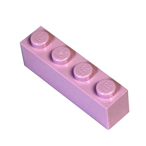 LEGO City - 20 Steine mit 1x4 Noppen in rosa (bright pink) von LEGO