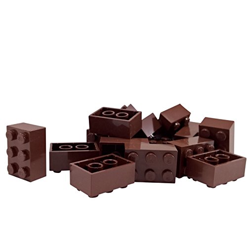 LEGO City - 20 Steine mit 2x3 Noppen im neuen Braun von LEGO