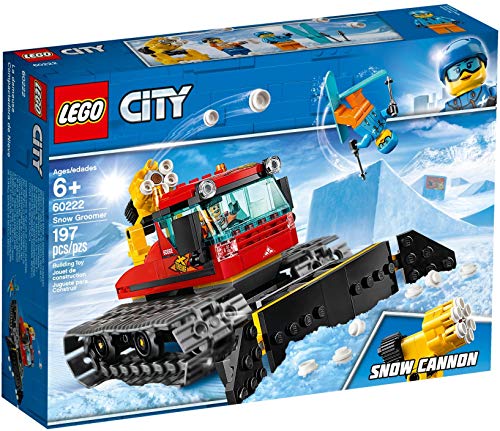 LEGO 60222 City Pistenraupe, Bauspielzeug mit 2 Minifiguren, Winter-Sets für Kinder von LEGO