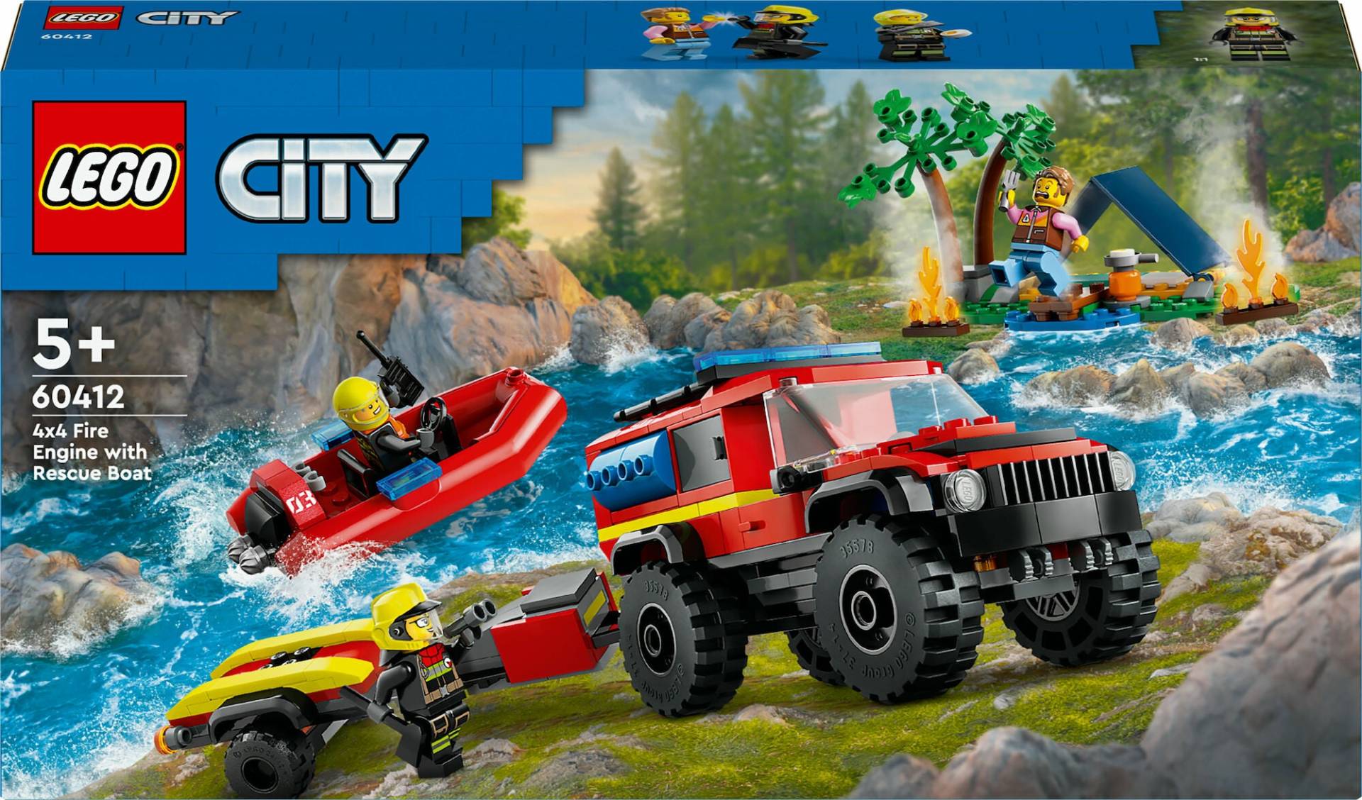 LEGO City 60412 Feuerwehrgeländewagen mit Rettungsboot LEGO City 60412 Feuerwehrgeländewagen mit Rettungsboot von LEGO