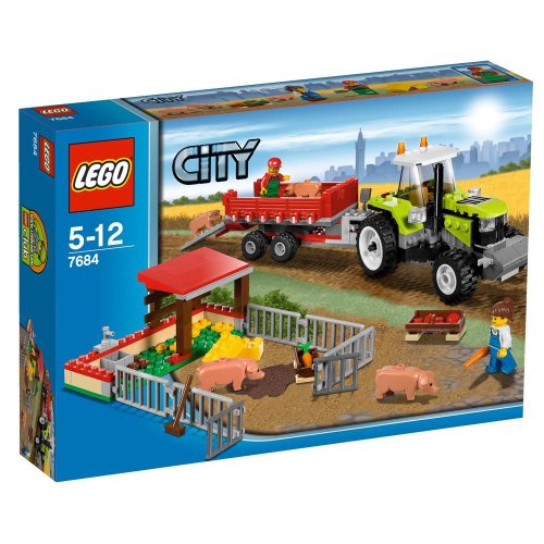LEGO City 7684 - Ferkel-Gehege mit Traktor von LEGO
