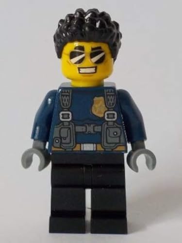 LEGO City Duke Detain Polizist Minifigur aus 60246 (Beutel) von LEGO