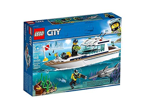 LEGO City Great Vehicles Diving Yacht 60221 Building Kit , New 2019 (148 Piece) von LEGO