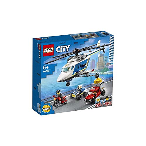 LEGO City Police Helikopter Chase 60243 Polizei-Spielset, Bausätze für Kinder, New 2020 (212 Teile) von LEGO