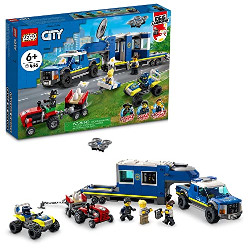 LEGO City Police Mobile Command Truck 60315 Building Kit; Toy Police Construction Playset for Kids Aged 6 and up (436 Pieces) von LEGO