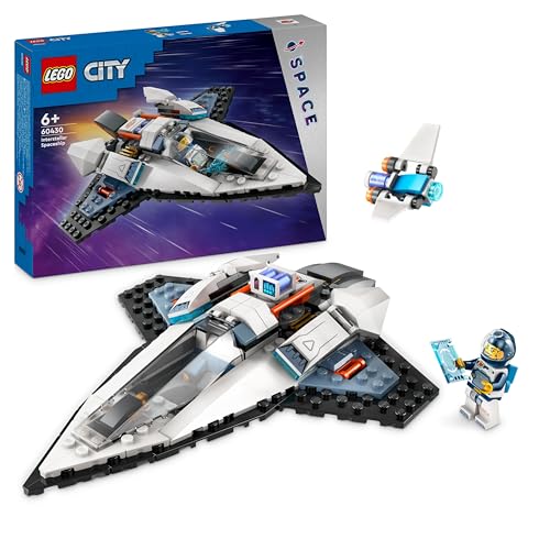 LEGO City Raumschiff, Weltraum-Spielzeug mit Space Shuttle für Kinder zum Bauen, Jungen und Mädchen ab 6 Jahren, Set mit Astronaut-Figur 60430 LEGO City Raumschiff, Weltraum-Spielzeug mit Space Shuttle für Kinder zum Bauen, Jungen und Mädchen ab 6 Jahren, Set mit Astronaut-Figur 60430 von LEGO