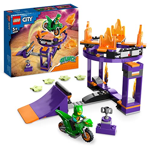 LEGO City Stuntz 60359 Sturzflug-Challenge 2in1 Action-Set mit selbstfahrendem Dinosaurier-Motorrad-Spielzeug und Stunt Rider, Geburtstagsgeschenk für Kinder, Jungen, Mädchen ab 5 Jahre LEGO City Stuntz 60359 Sturzflug-Challenge 2in1 Action-Set mit selbstfahrendem Dinosaurier-Motorrad-Spielzeug und Stunt Rider, Geburtstagsgeschenk für Kinder, Jungen, Mädchen ab 5 Jahre von LEGO
