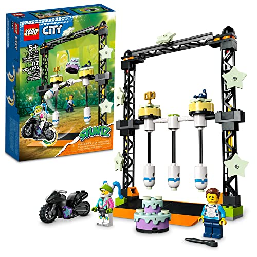 LEGO City Stuntz The Knockdown Stunt Challenge 60341 Bauspielzeug-Set für Jungen, Mädchen und Kinder ab 5 Jahren (117 Teile) von LEGO