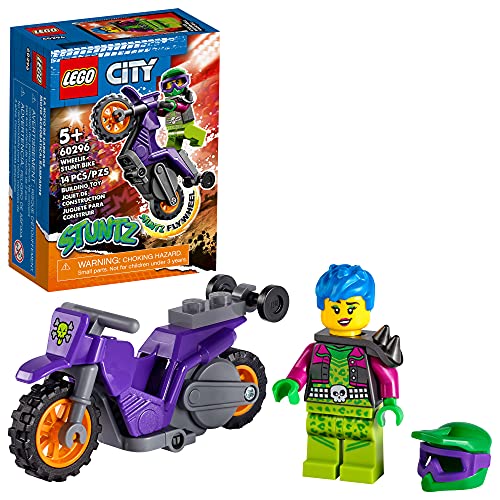 LEGO City Wheelie Stunt Bike 60296 Building Kit (14 Pieces) von LEGO