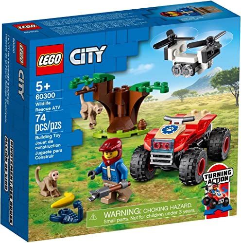 LEGO City Wildlife Rescue ATV 60300 Building Kit; Fun Wildlife Playset; Top Toy for Kids; New 2021 (74 Pieces) von LEGO