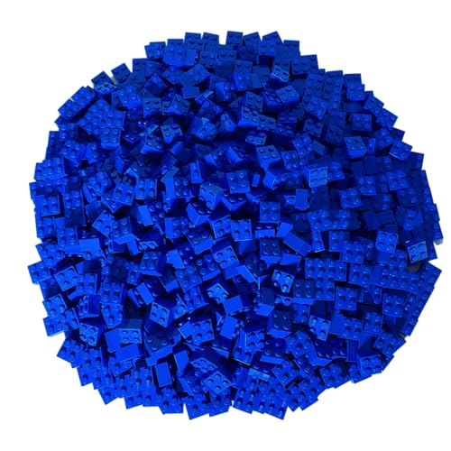 Lego® Classic Basic 3001 2x2 Steine blau - 100 Stück Bausteine - Ideal für Kreative Bauvorhaben und Lego® Projekte von LEGO