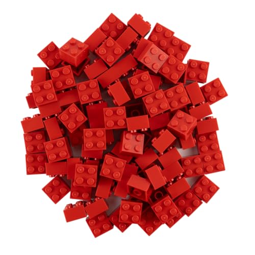 Lego® Classic Basic 3003 2x2 Steine Rot - 100 Stück Bausteine - Ideale Ergänzung für kreative Lego® Bauvorhaben von LEGO