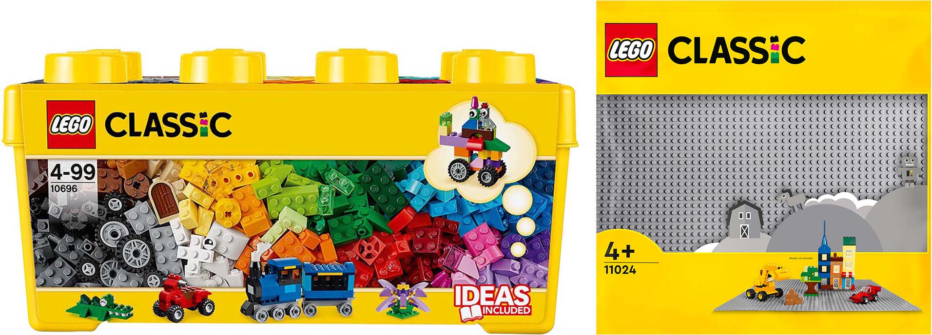 LEGO Classic 10696 Mittelgroße Bausteine-Box mit 11024 Bauplatte LEGO Classic 10696 Mittelgroße Bausteine-Box mit 11024 Bauplatte von LEGO