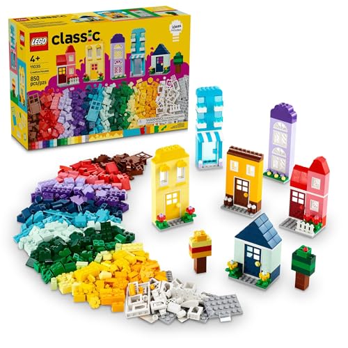 LEGO Classic Creative Houses Brick Building Set for Kids, Toy House Gift with Accessories and Doll Houses, Creative Toy for Young Builders, Boys and Girls Ages 4 and Up, 11035 von LEGO